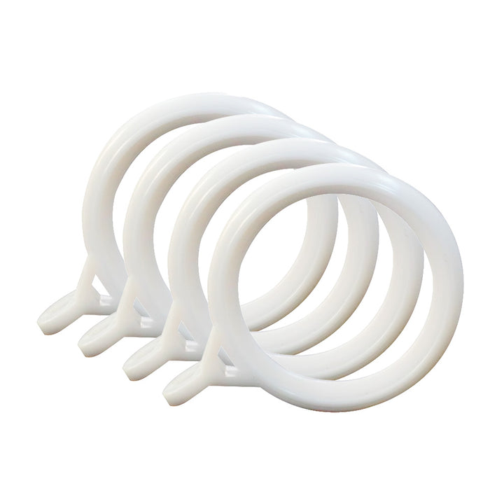 1.57-Inch Inner Diameter Perforated Thickened Silent Curtain Ring (Pack of 30)