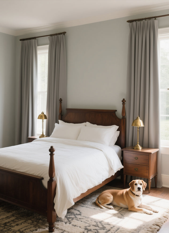 ‌Premium Chenille Blackout Curtains for Deep Sleep‌