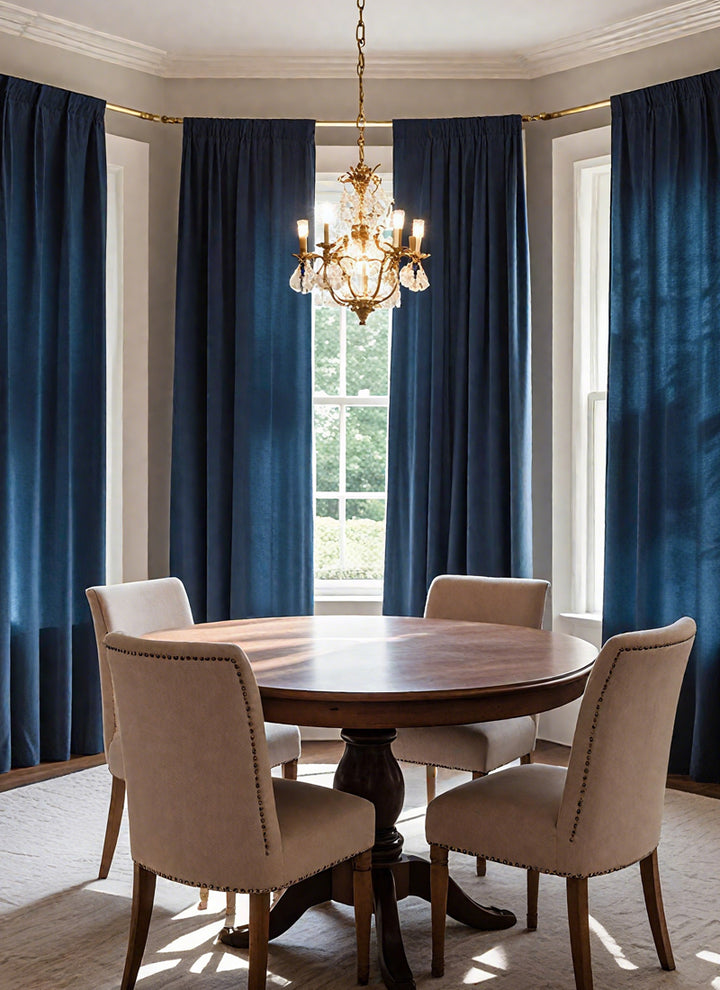 European Style Anti-Bacterial Wear-resistant Moonlight Silk Curtains