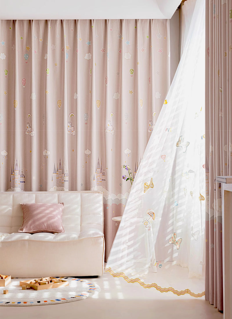 ‌Magical Fantasy Curtains: A Joyful Window Art for Kids & Adults-customized for children’s rooms