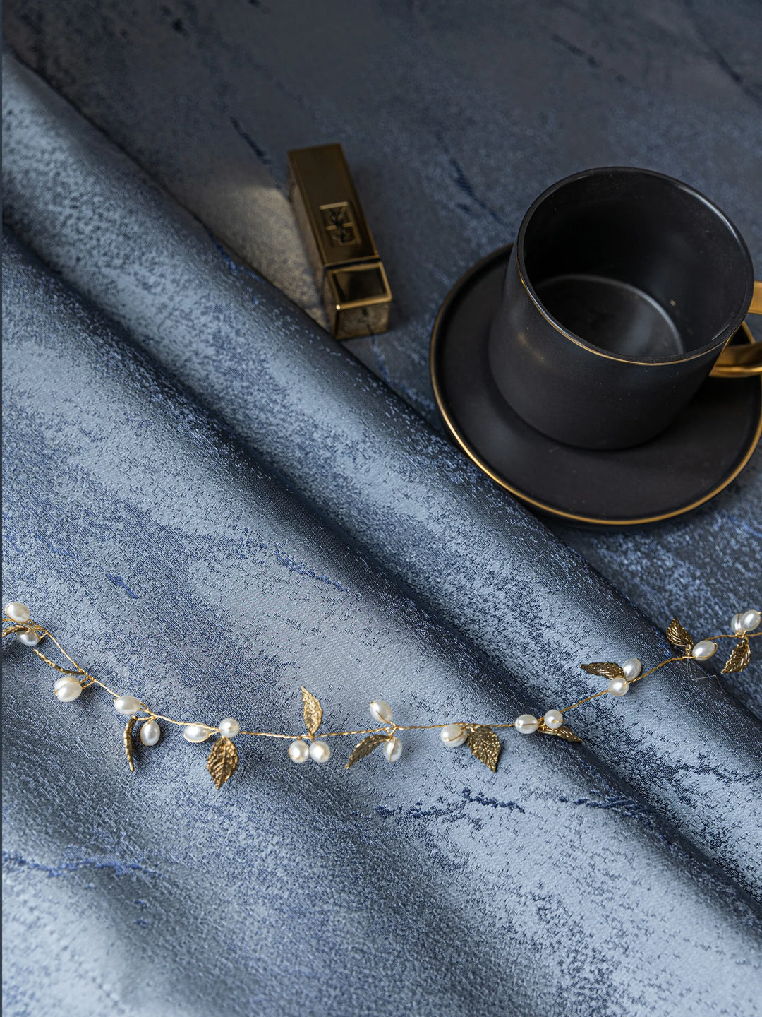 European Advanced Silk With Bright Texture Curtain