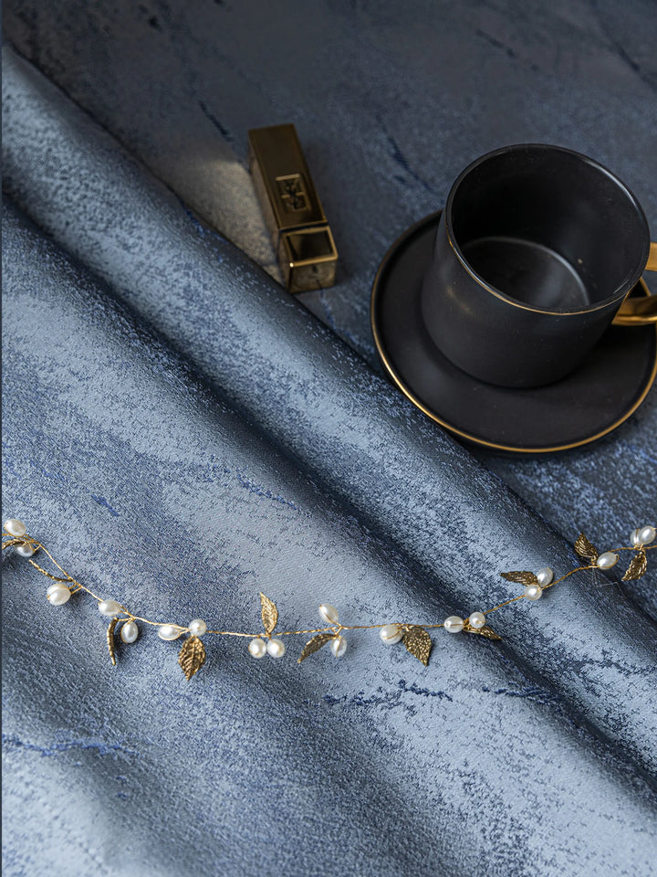 European Advanced Silk With Bright Texture Curtain