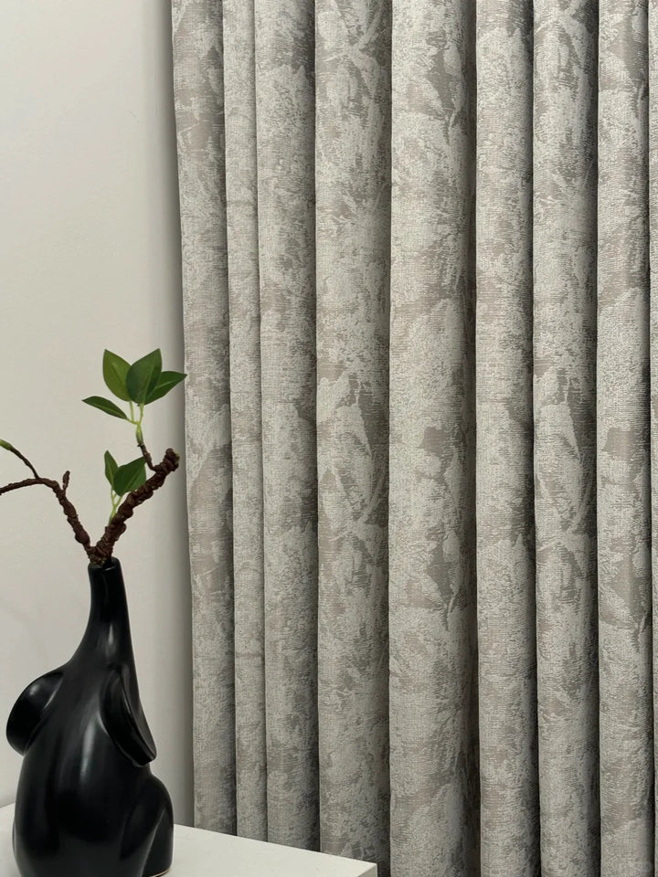 French Retro Chenille Blackout Curtains-2024 Fashion Downton Abbey Lace Fabric