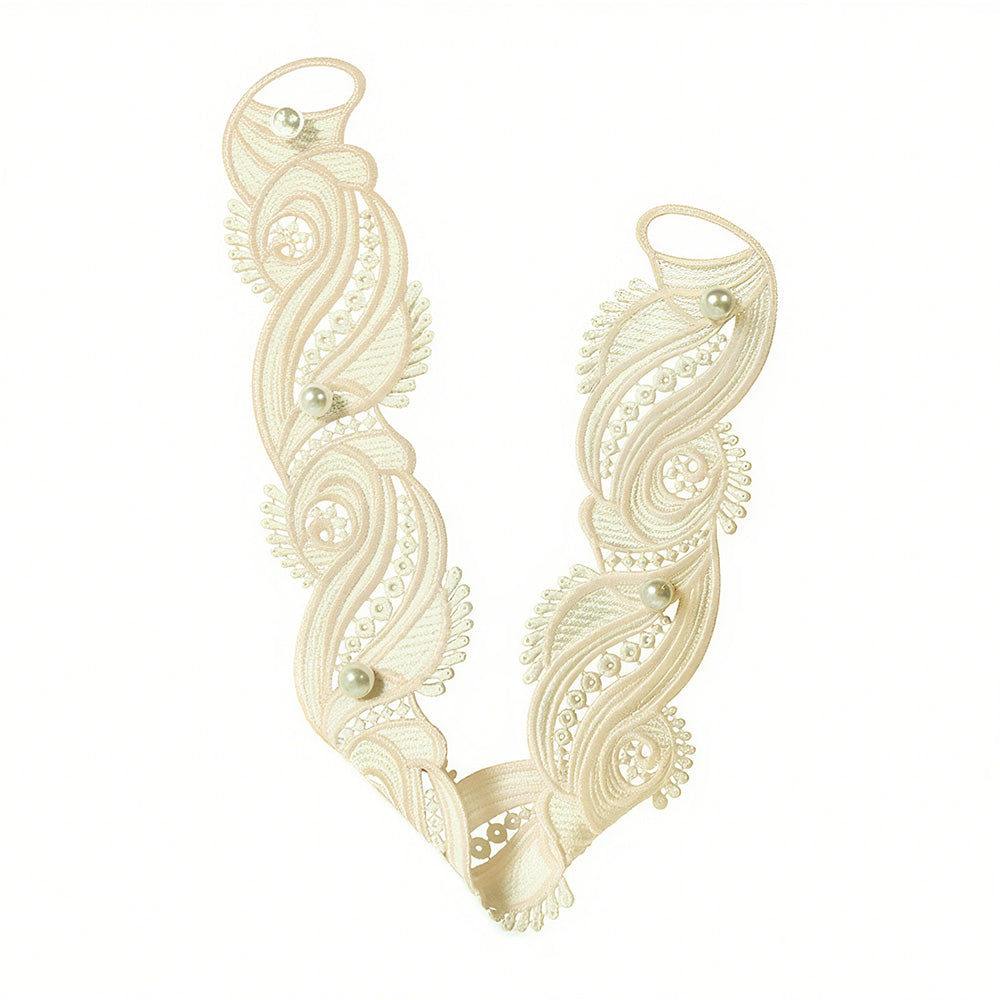 Embroidered Curtain Tiebacks