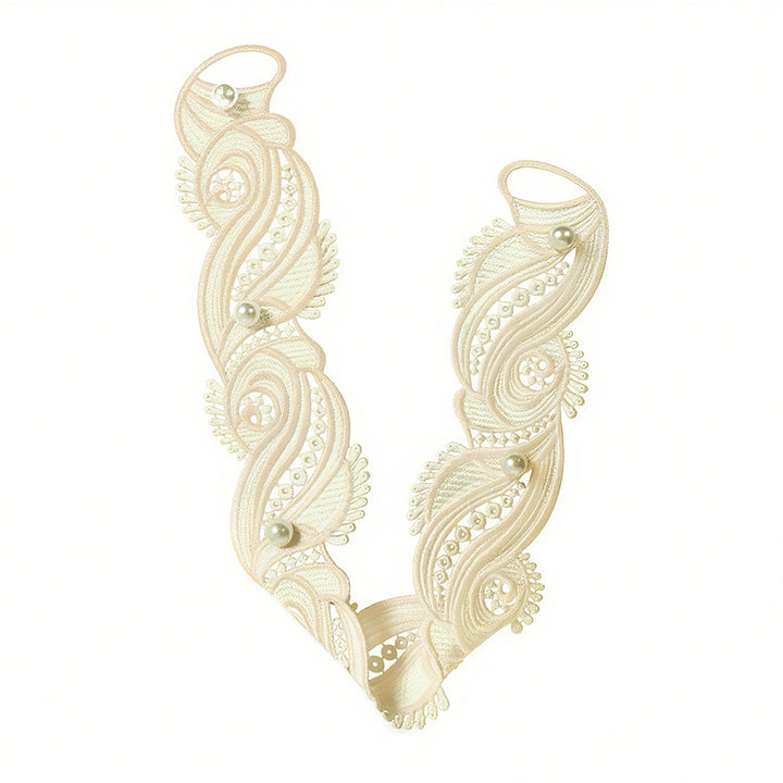 Embroidered Curtain Tiebacks