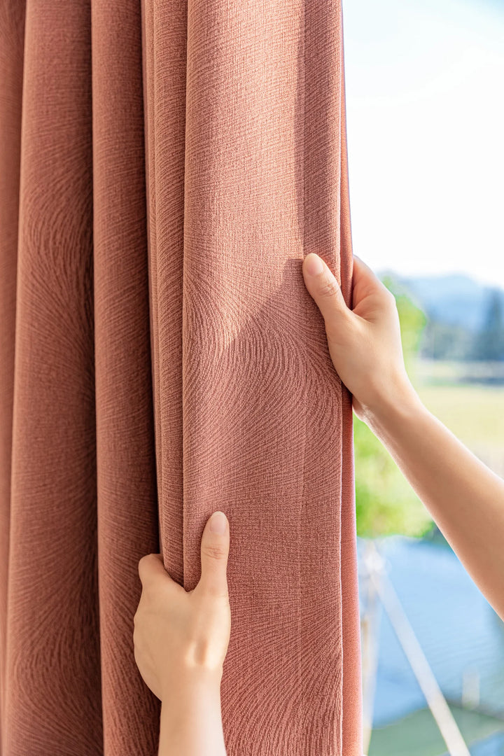 Romantic Fireworks Jacquard Chenille Curtains