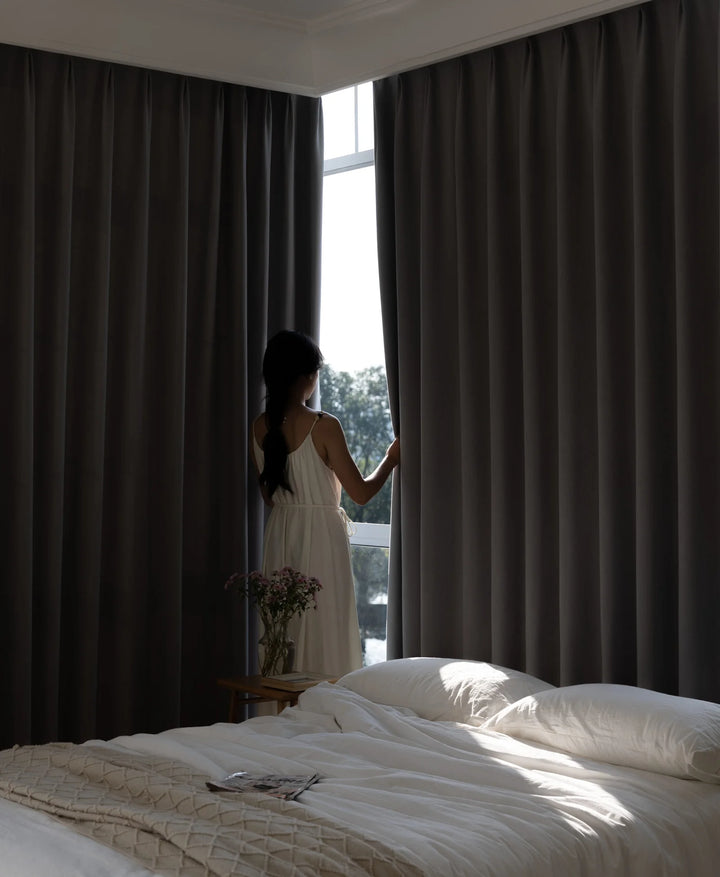 Romantic Fireworks Jacquard Chenille Curtains