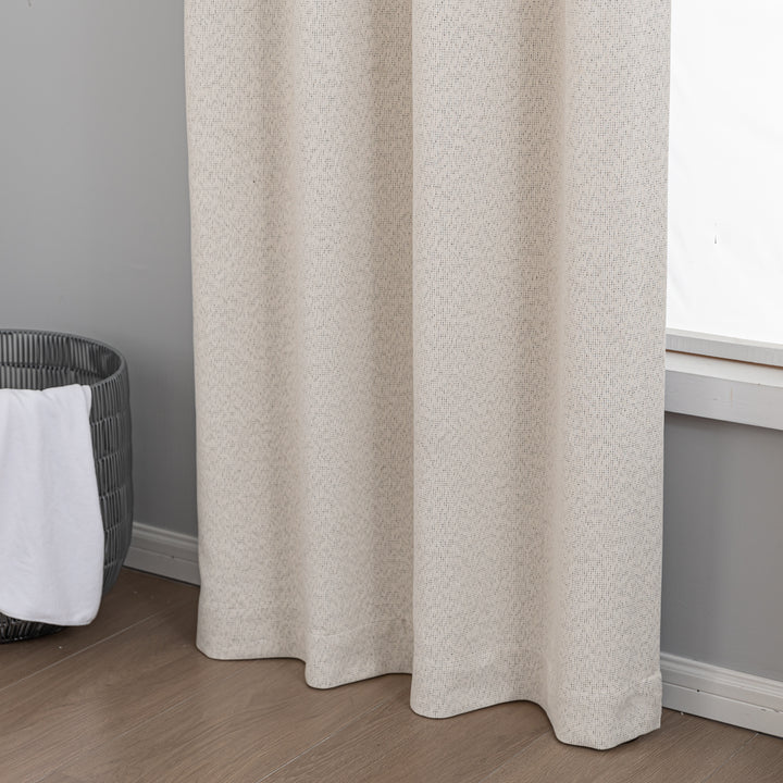 Black tea cheese chenille curtains