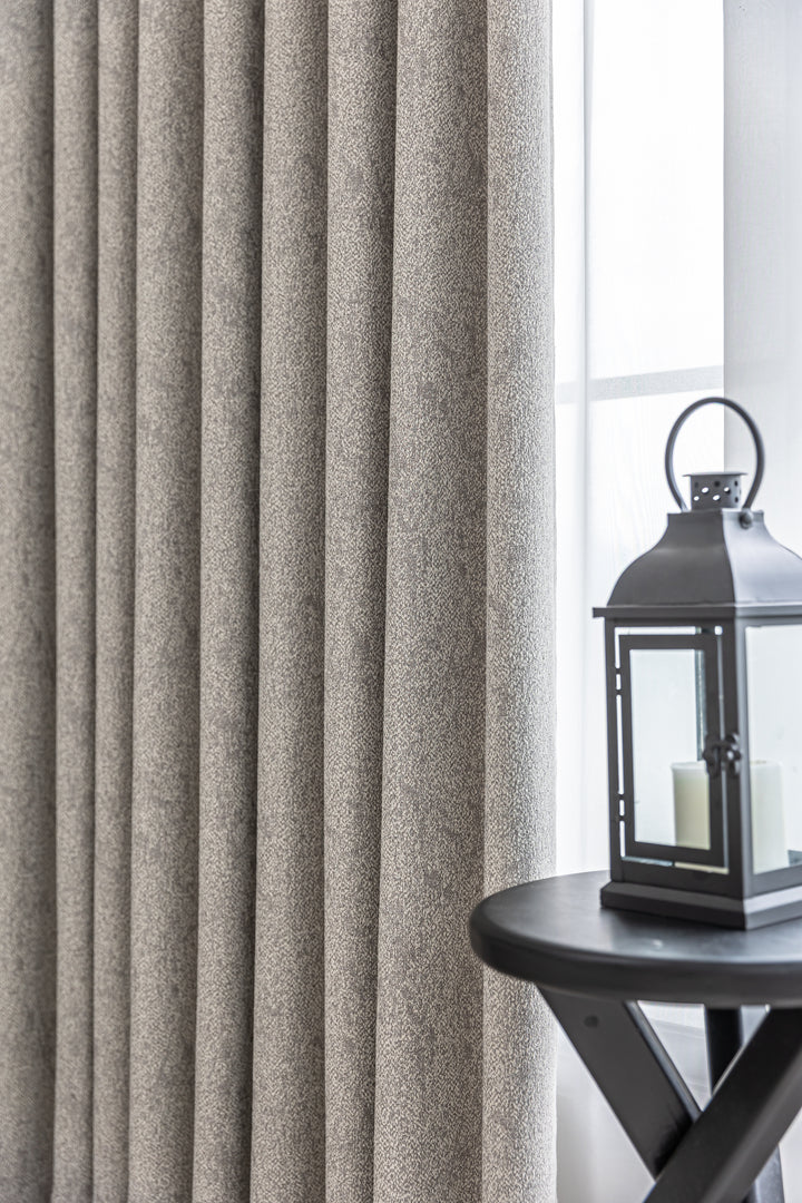 Textured Cotton-Linen Jacquard Curtains