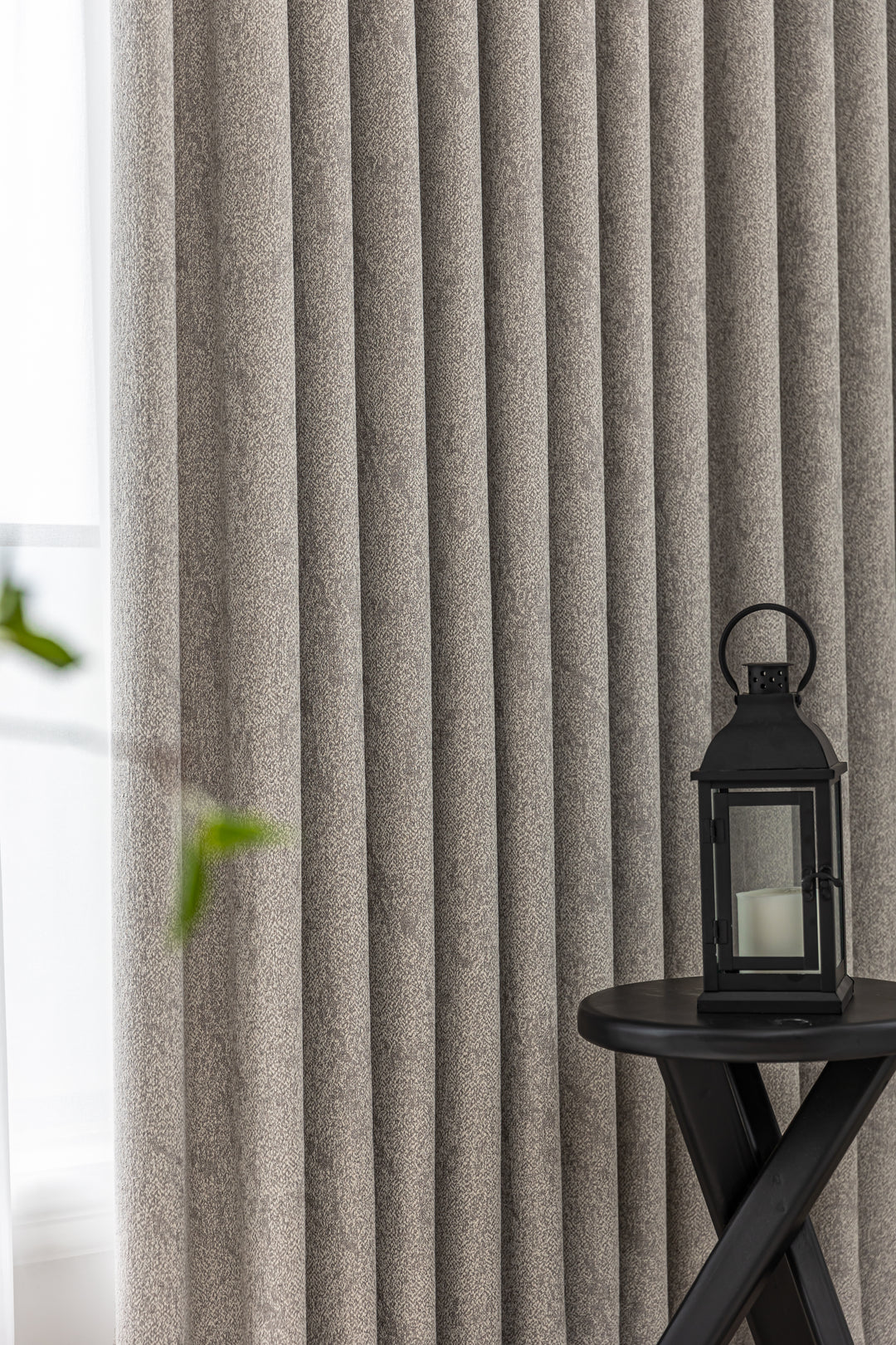 Textured Cotton-Linen Jacquard Curtains
