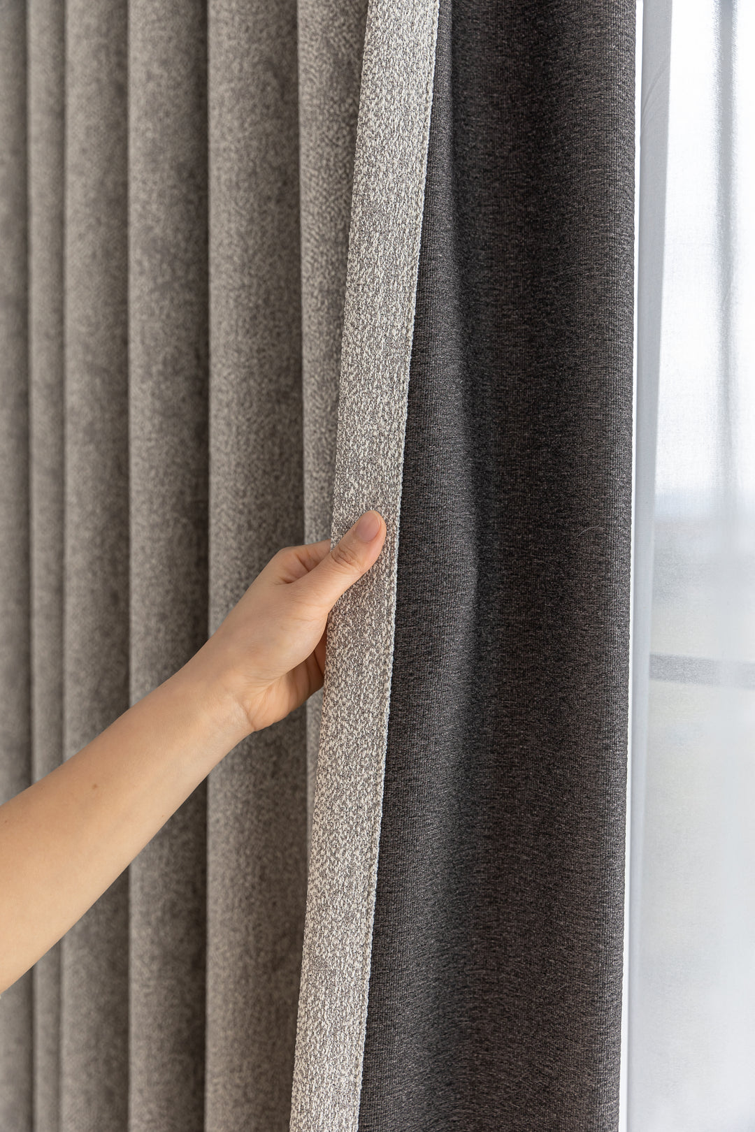 Textured Cotton-Linen Jacquard Curtains