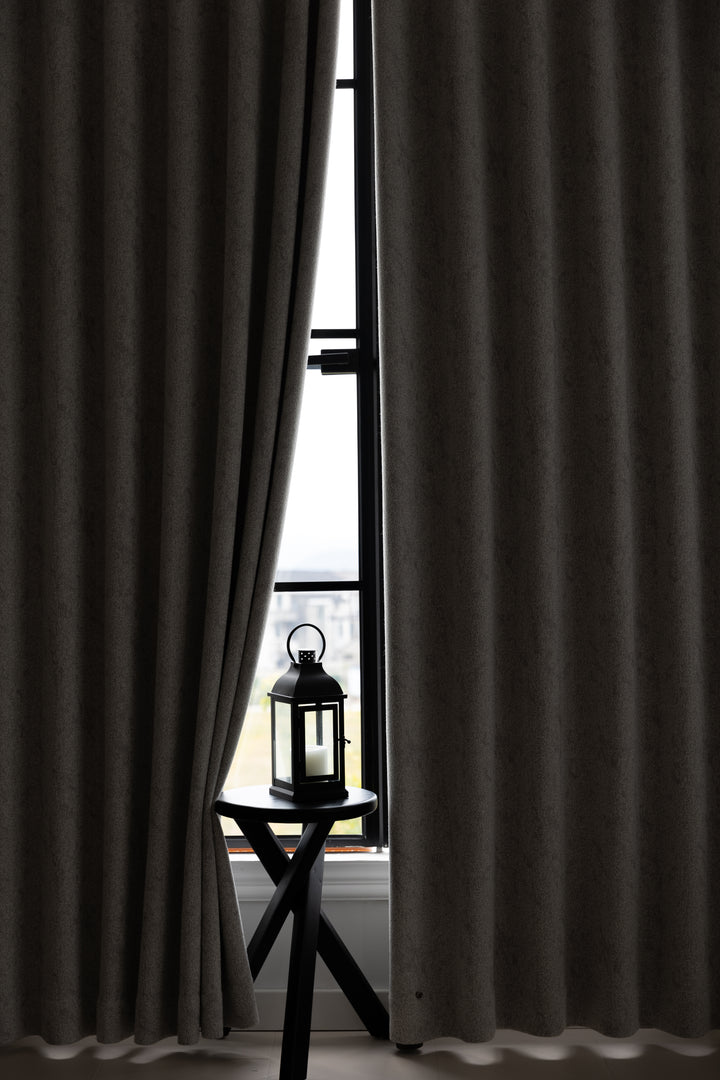 Textured Cotton-Linen Jacquard Curtains