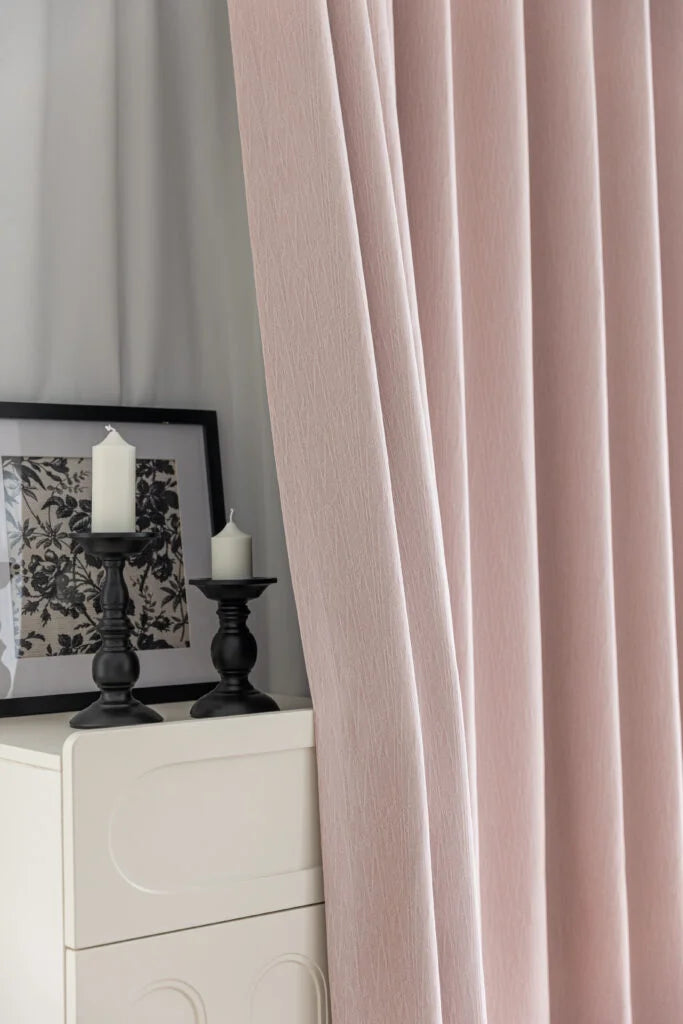 Three-Dimensional Leaf Texture, Comfortable And Soft Chenille Curtains