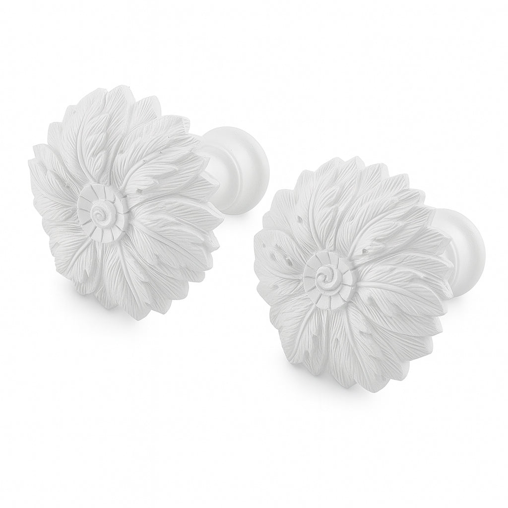 European-Style Resin Curtain Hook Wall Brackets(Two)