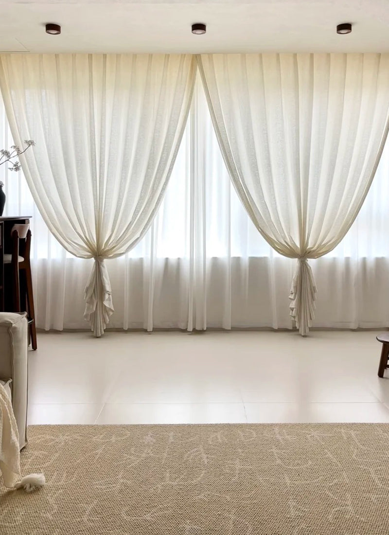 ‌Timeless Linen Sheers, Embracing Tranquil Elegance in Every American Home