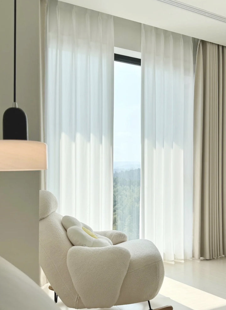 ‌Luxury  Jacquard Curtain with Privacy Weave