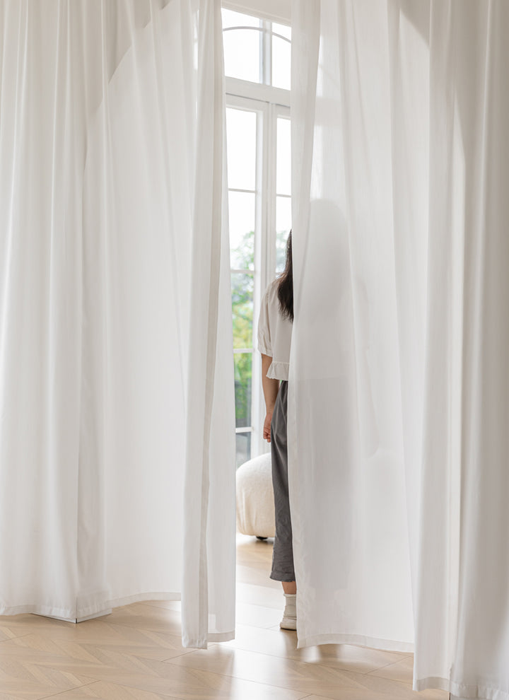 ‌Dreamy Whisper Toothpick Sheer Curtains