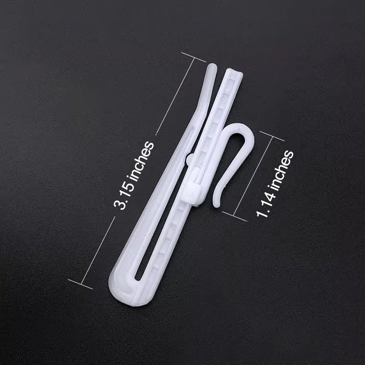 Adjustable Plastic Single Hook Curtain Accessories-8cm
