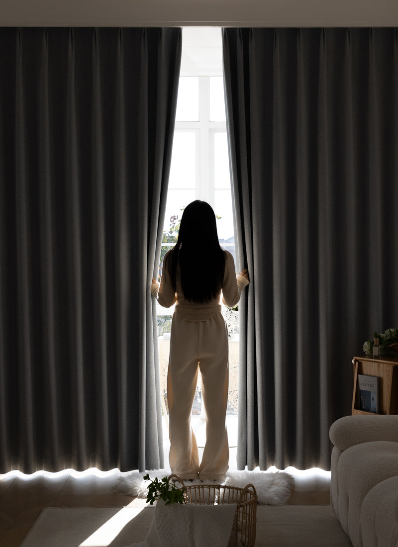 French Starry Three-dimensional Jacquard Curtains With A Thick Velvet Texture