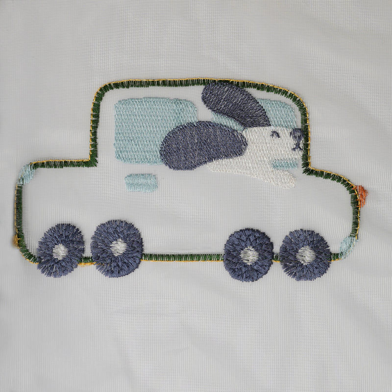 Car｜Sheer curtain fabric sample｜TH008