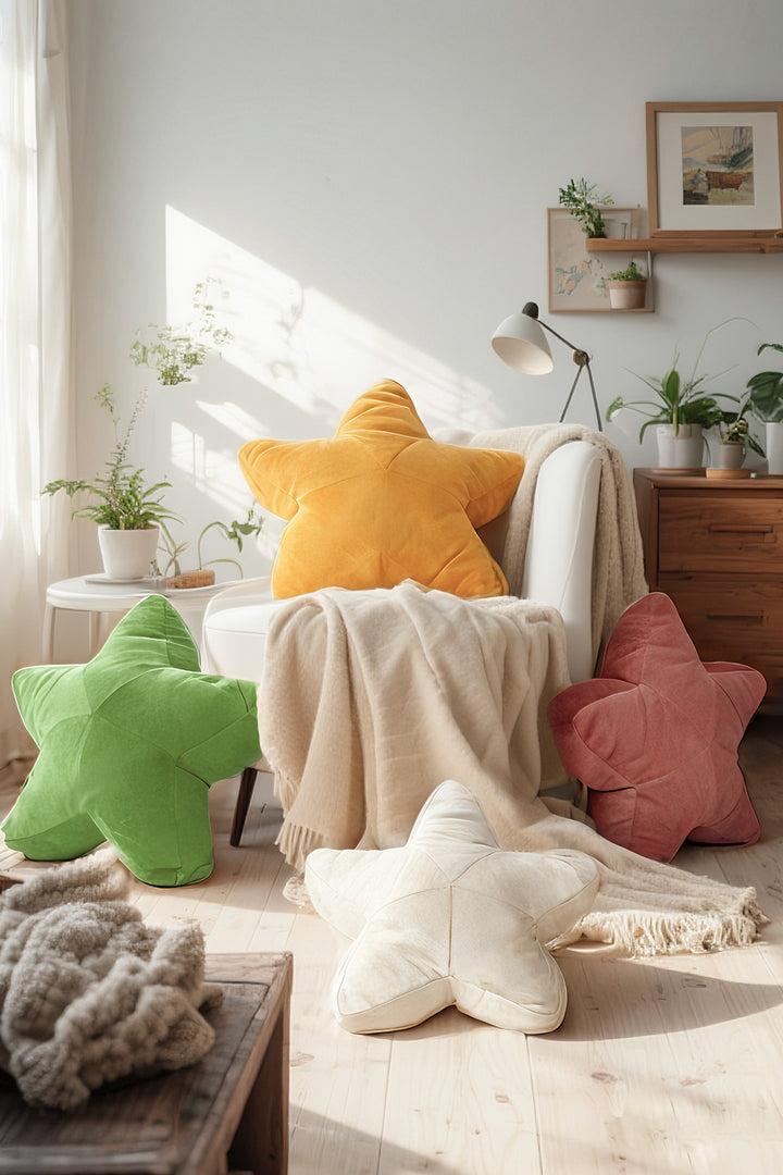 Cozy Star Throw Pillow —16*16in