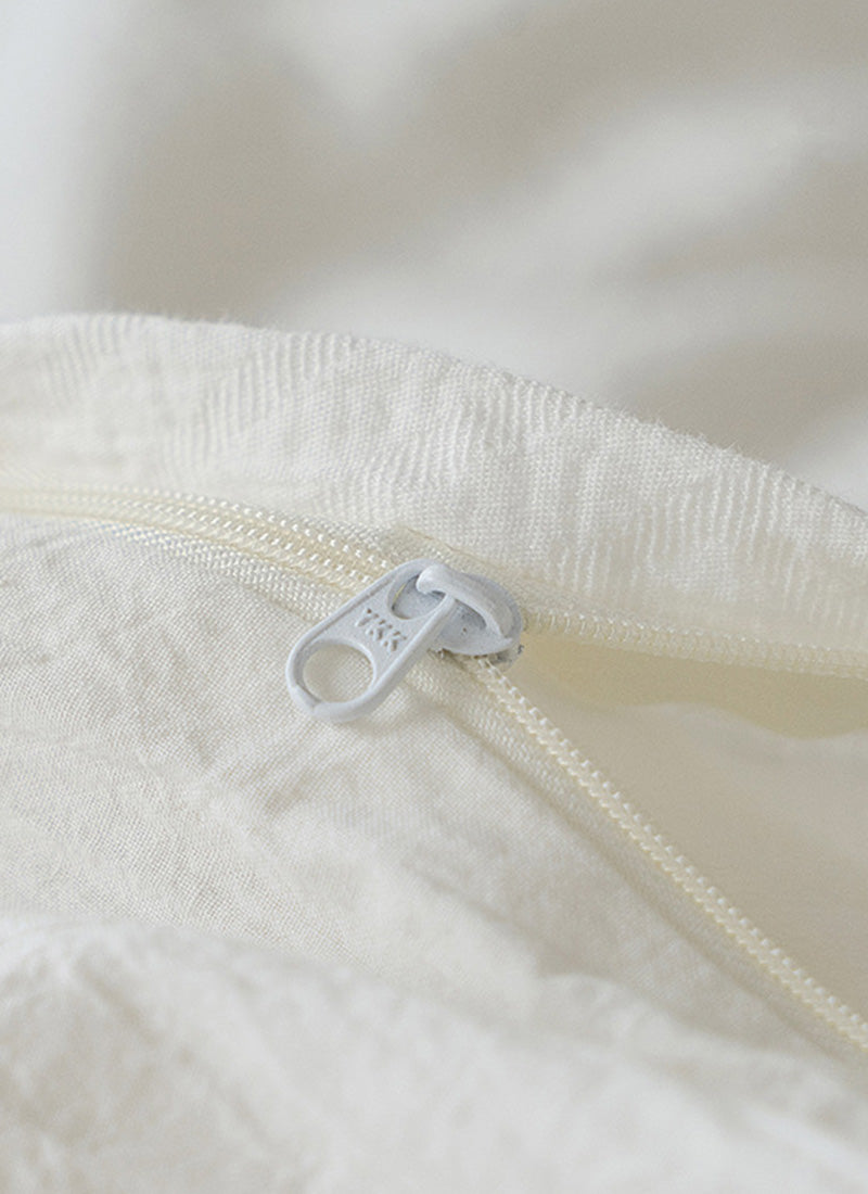 Luxury Organic Cloud-Weave Cotton Bed Set for Sensitive Skin，BareSkin-Friendly