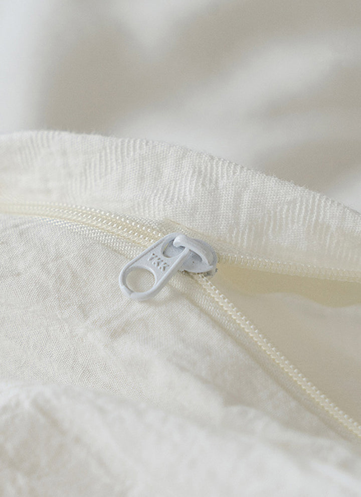 Luxury Organic Cloud-Weave Cotton Bed Set for Sensitive Skin，BareSkin-Friendly