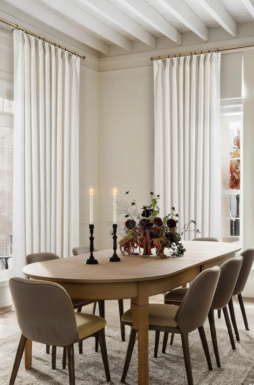 Eco - Friendly Linen Curtains, Versatile & Stylish
