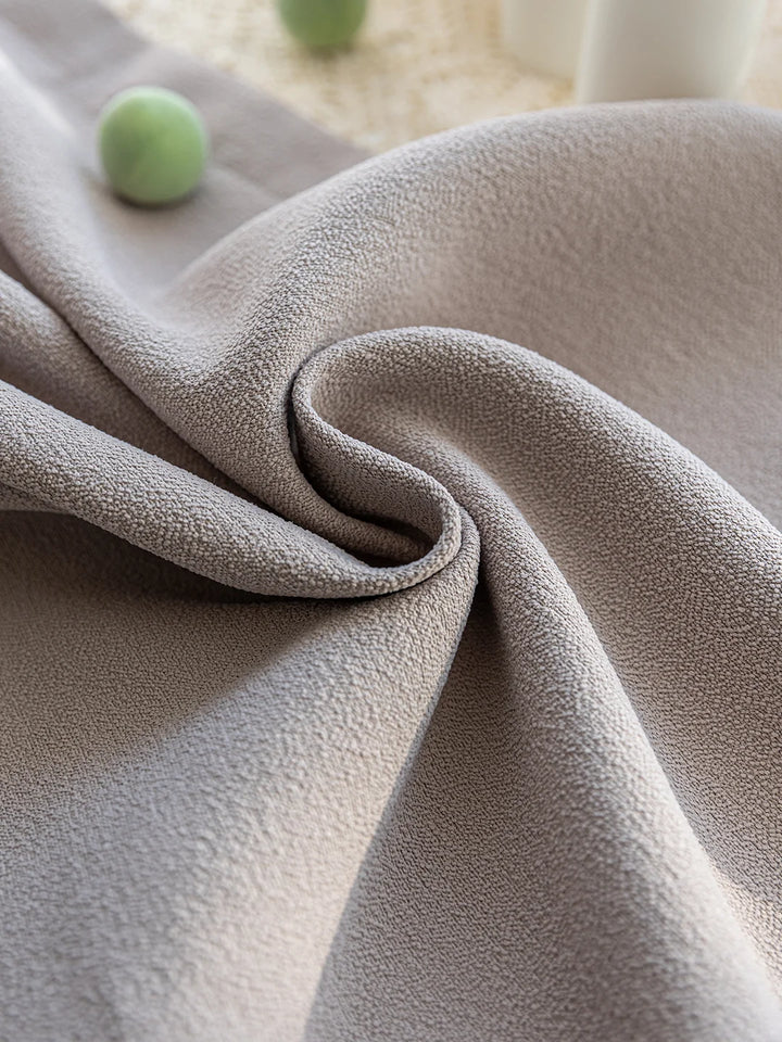 Warm And Romantic High Quality Texture Gold Cotton Chenille Curtains