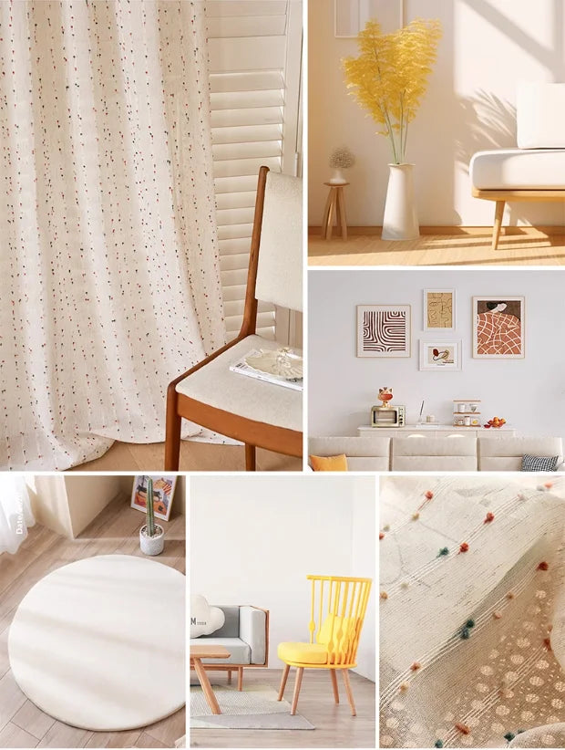 Rainbow Sugar Beans curtains – customized for children’s rooms