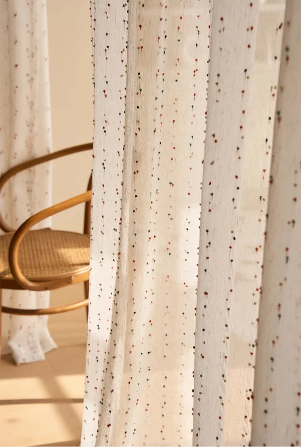 Rainbow Sugar Beans curtains – customized for children’s rooms