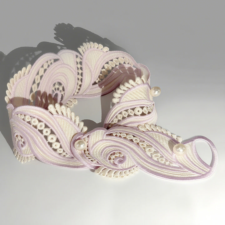 Embroidered Curtain Tiebacks