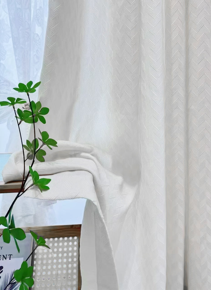 ‌Luxury  Jacquard Curtain with Privacy Weave