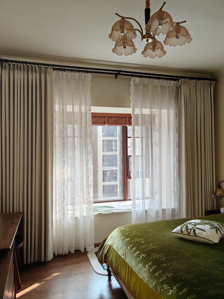 New High-grade Velvet Jacquard Chenille Curtains