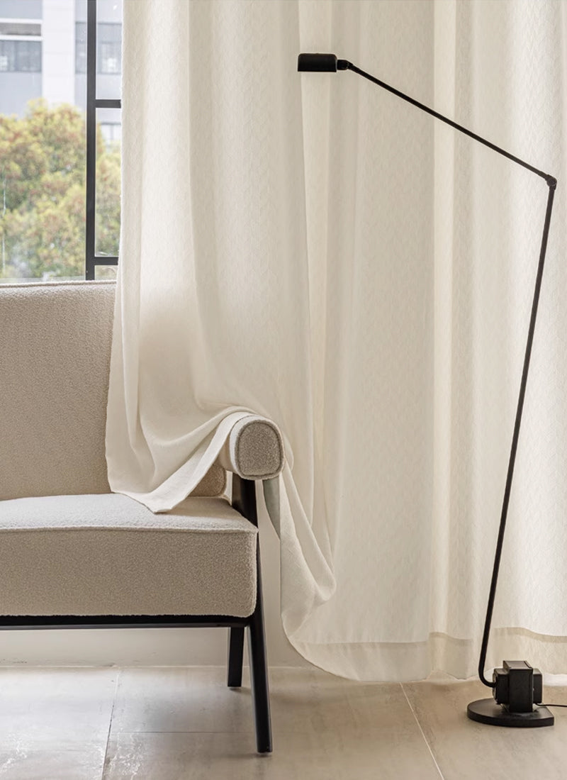 ‌Luxury  Jacquard Curtain with Privacy Weave
