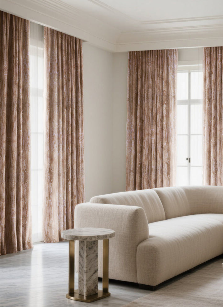 ‌Whispering Snow Chenille Curtains – A Touch of Classic Jiangnan‌