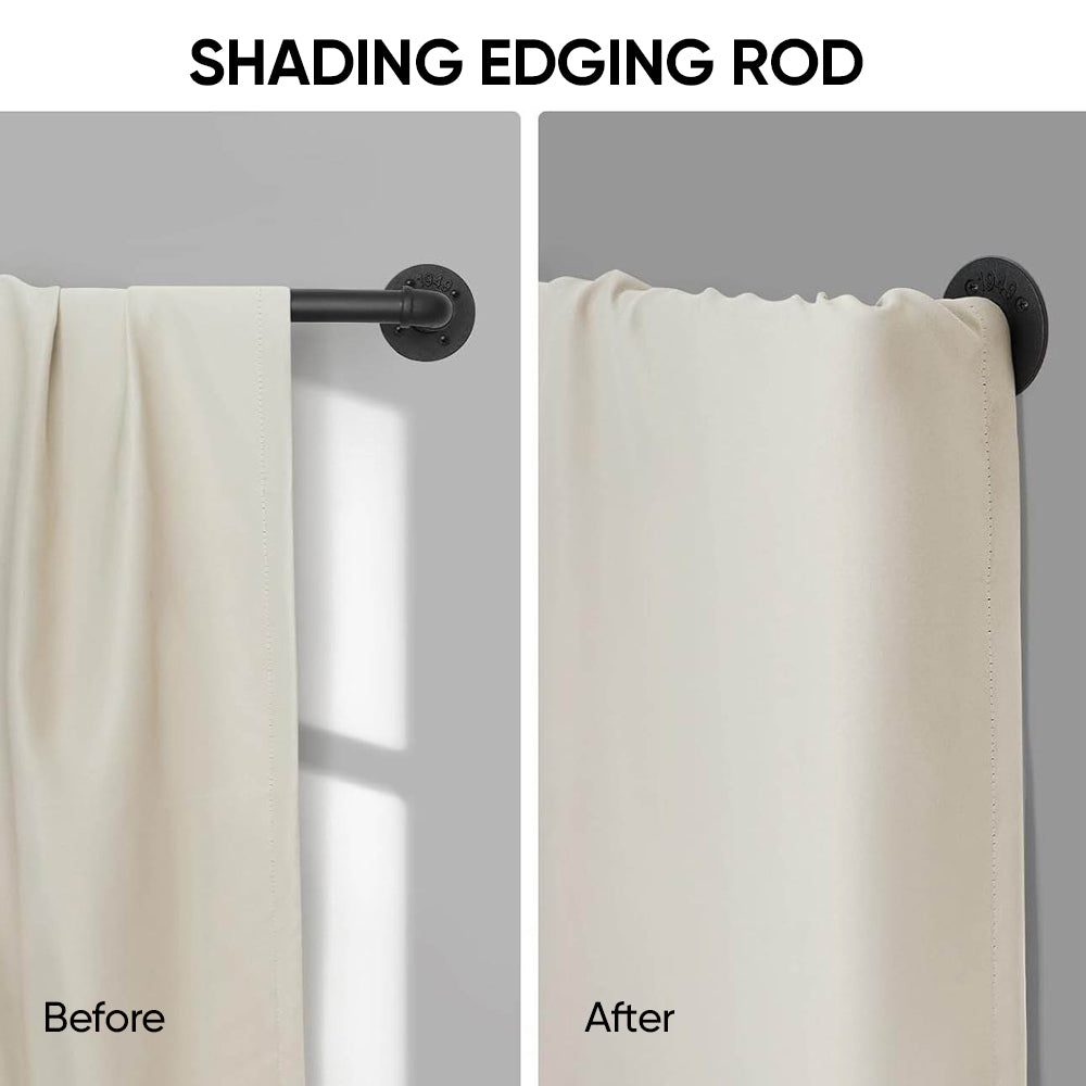 American Style Roman Curtain Rod, Waterproof, Telescopic, Heavy-Duty for Home Use