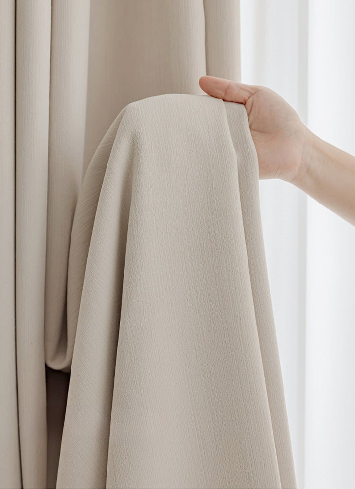 ‌Premium Chenille Blackout Curtains for Deep Sleep‌