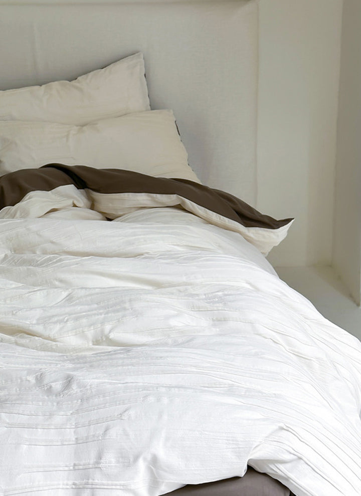 Summer - Ready A - Class 100% Cotton Jacquard & Waffle Weave Bedding Set