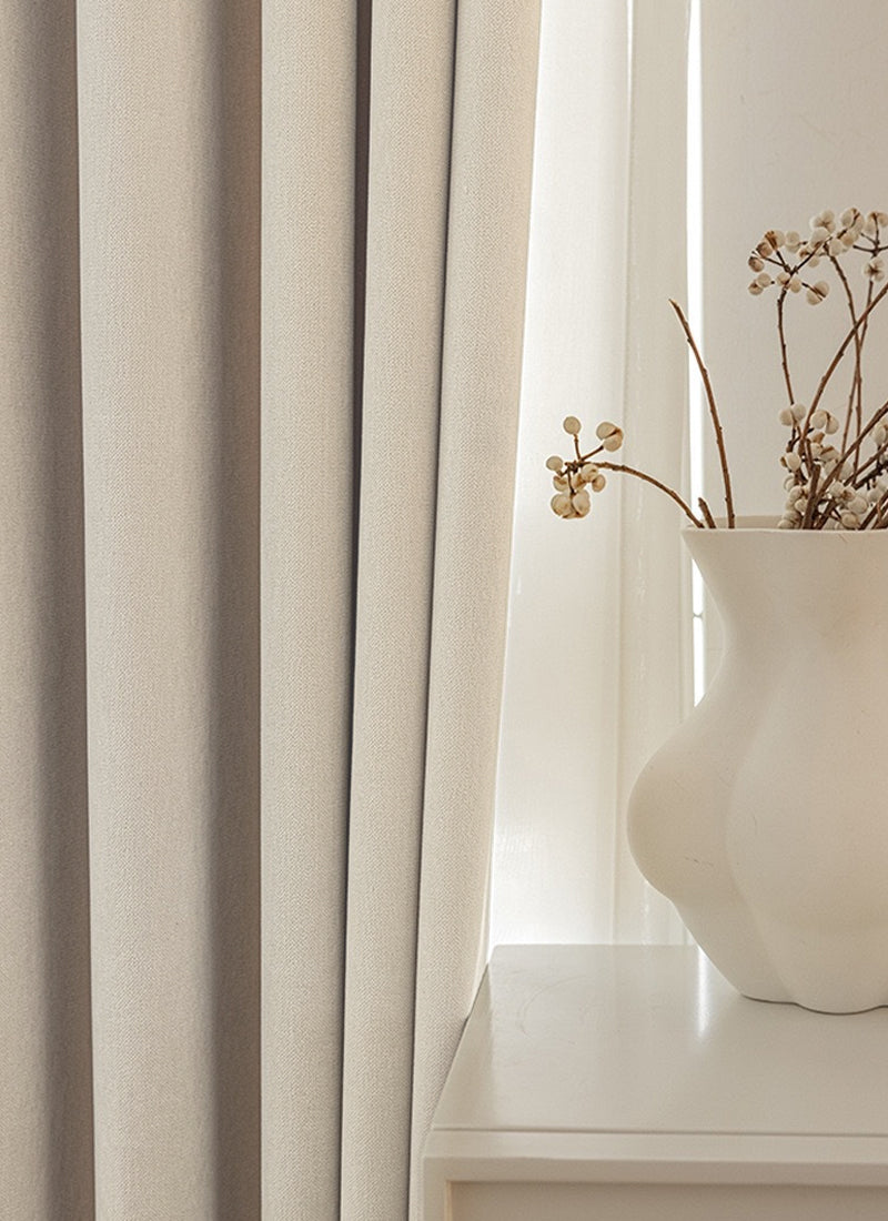 ‌Premium Chenille Blackout Curtains for Deep Sleep‌