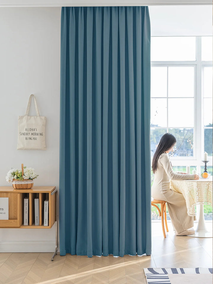 Warm And Romantic High Quality Texture Gold Cotton Chenille Curtains