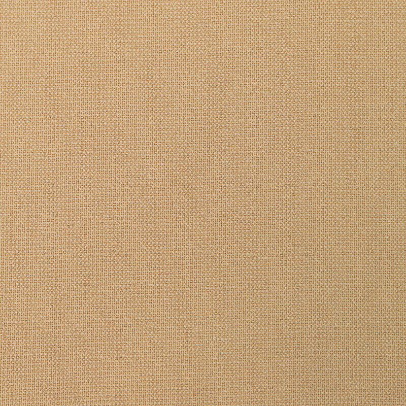 Close-up of beige blackout curtain fabric with textured woven pattern