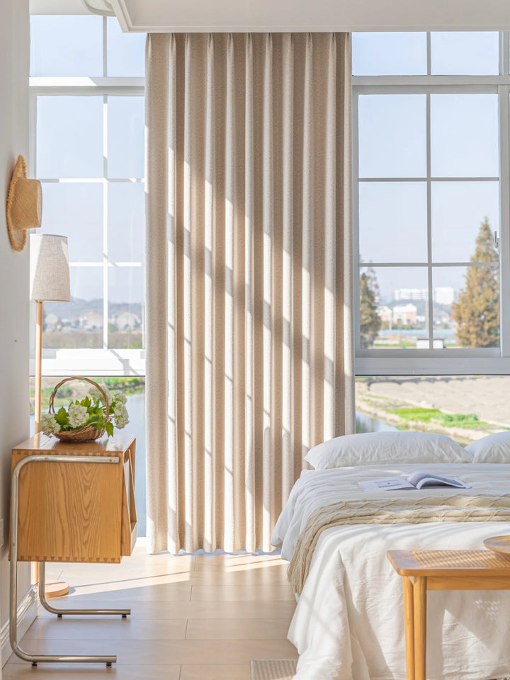 French Starry Three-dimensional Jacquard Curtains With A Thick Velvet Texture