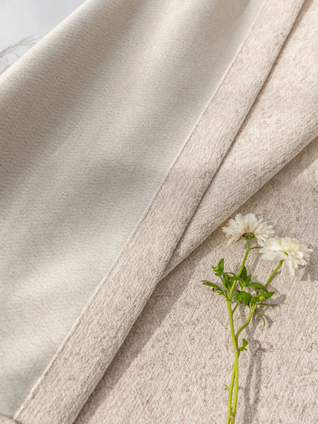 French Starry Three-dimensional Jacquard Curtains With A Thick Velvet Texture