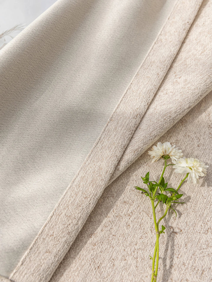 French Starry Three-dimensional Jacquard Curtains With A Thick Velvet Texture