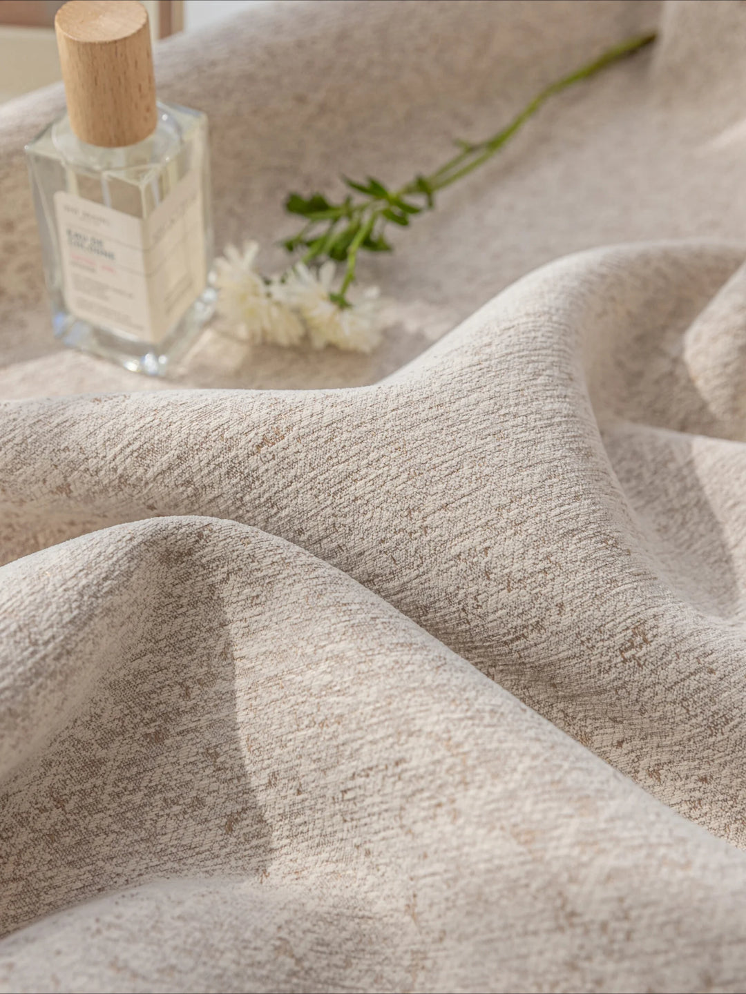 French Starry Three-dimensional Jacquard Curtains With A Thick Velvet Texture