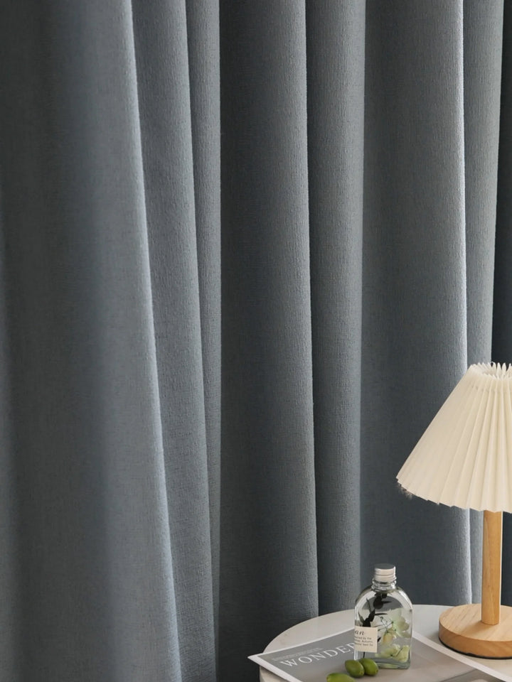 European Style Anti-Bacterial Wear-resistant Moonlight Silk Curtains