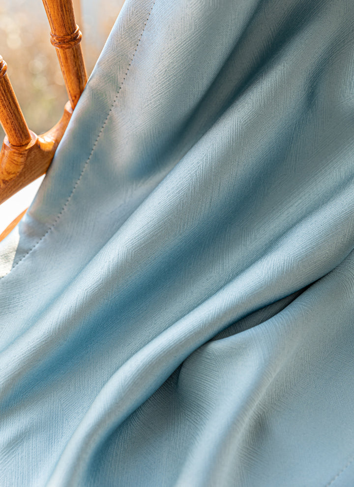 ‌Elegant Serenity Blackout Curtains in Chenille & Yang Jin Duan