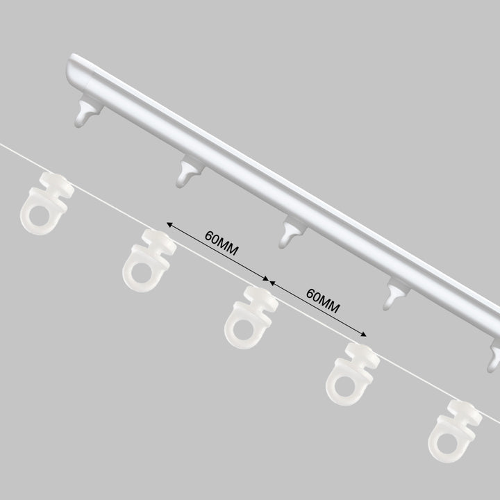 Snake-Shaped Telescopic Curtain Track – Slim, Flexible & Reusable | Easy to Hide, No Drilling, Perfect for Any Window Setup!