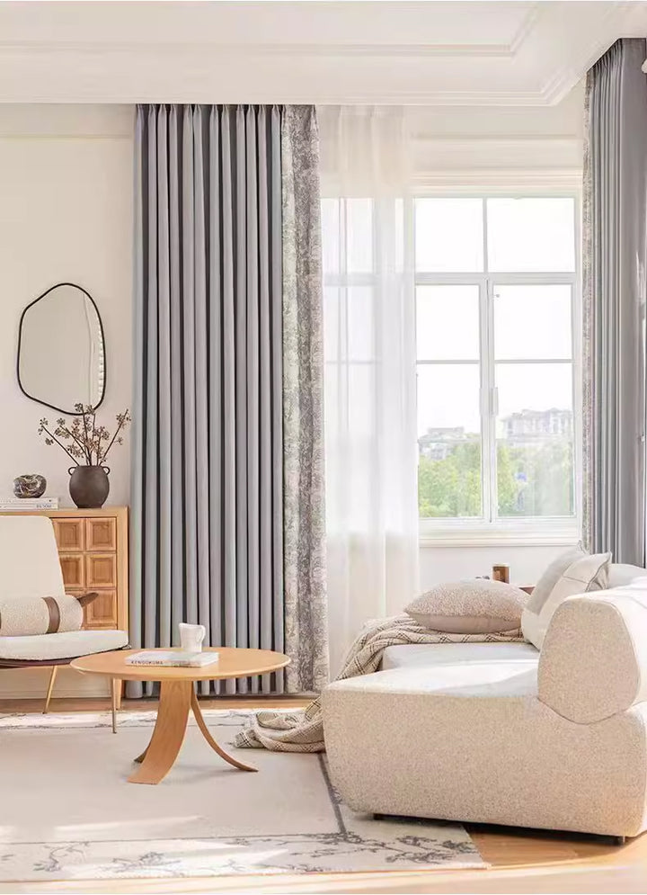 European Style Anti-Bacterial Wear-resistant Moonlight Silk Curtains